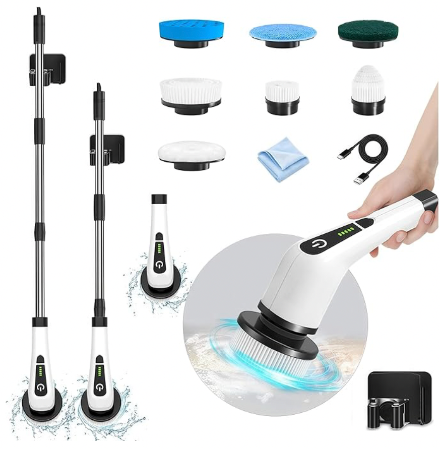 GlideScrub: Electric Spin Scrubber