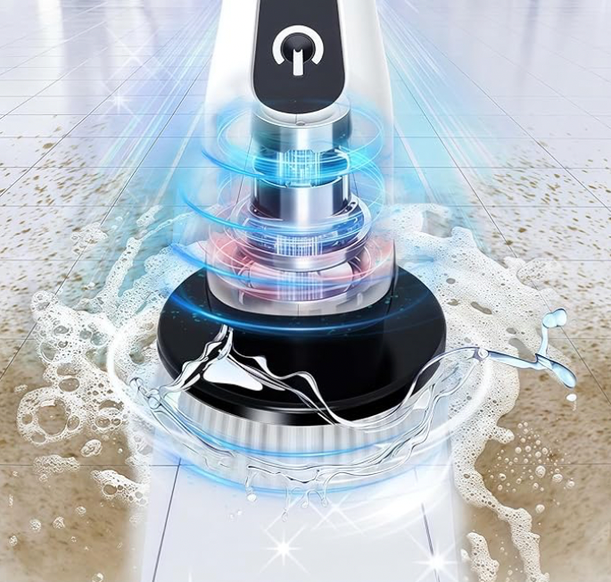 GlideScrub: Electric Spin Scrubber